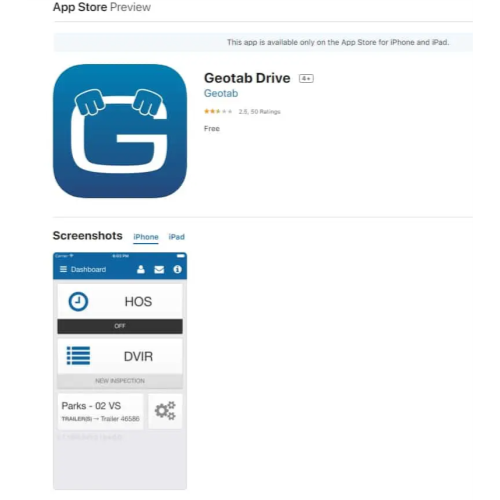 Download Geotab Drive for iOS